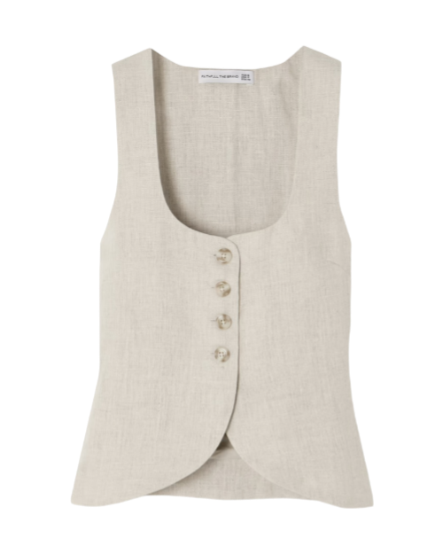 Stanze linen vest