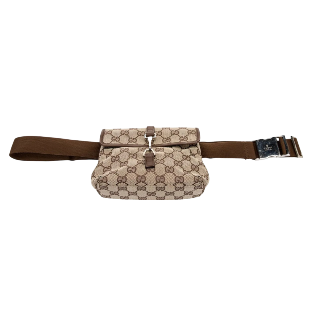 GUCCI GG Canvas Waist Bag