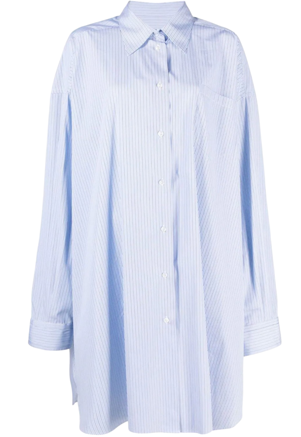 Maison Margiela striped long-sleeved shirt