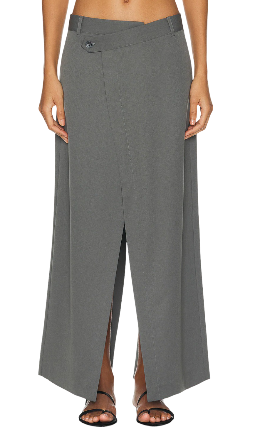 ST. AGNI Deconstructed Waist Maxi Skirt