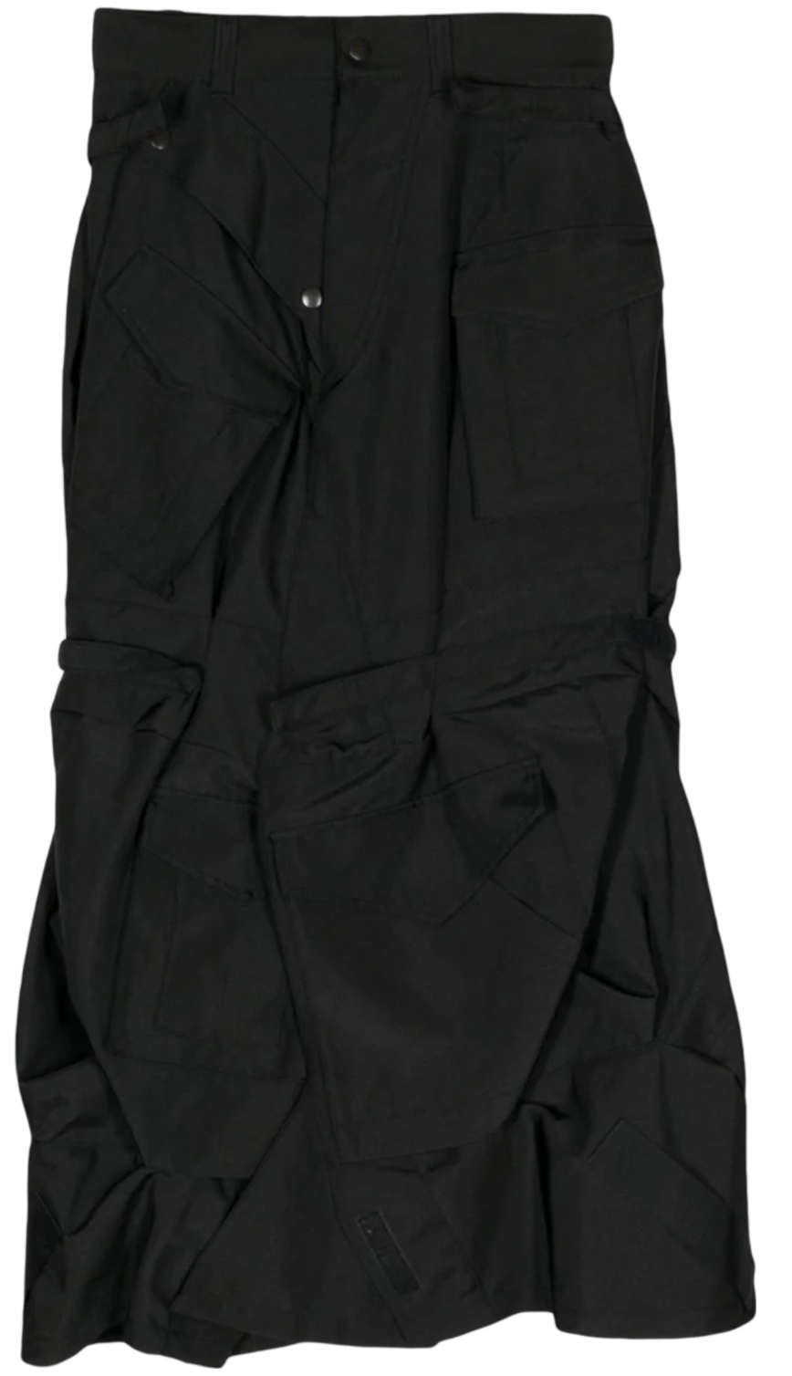 Junya Watanabe asymmetric cargo skirt