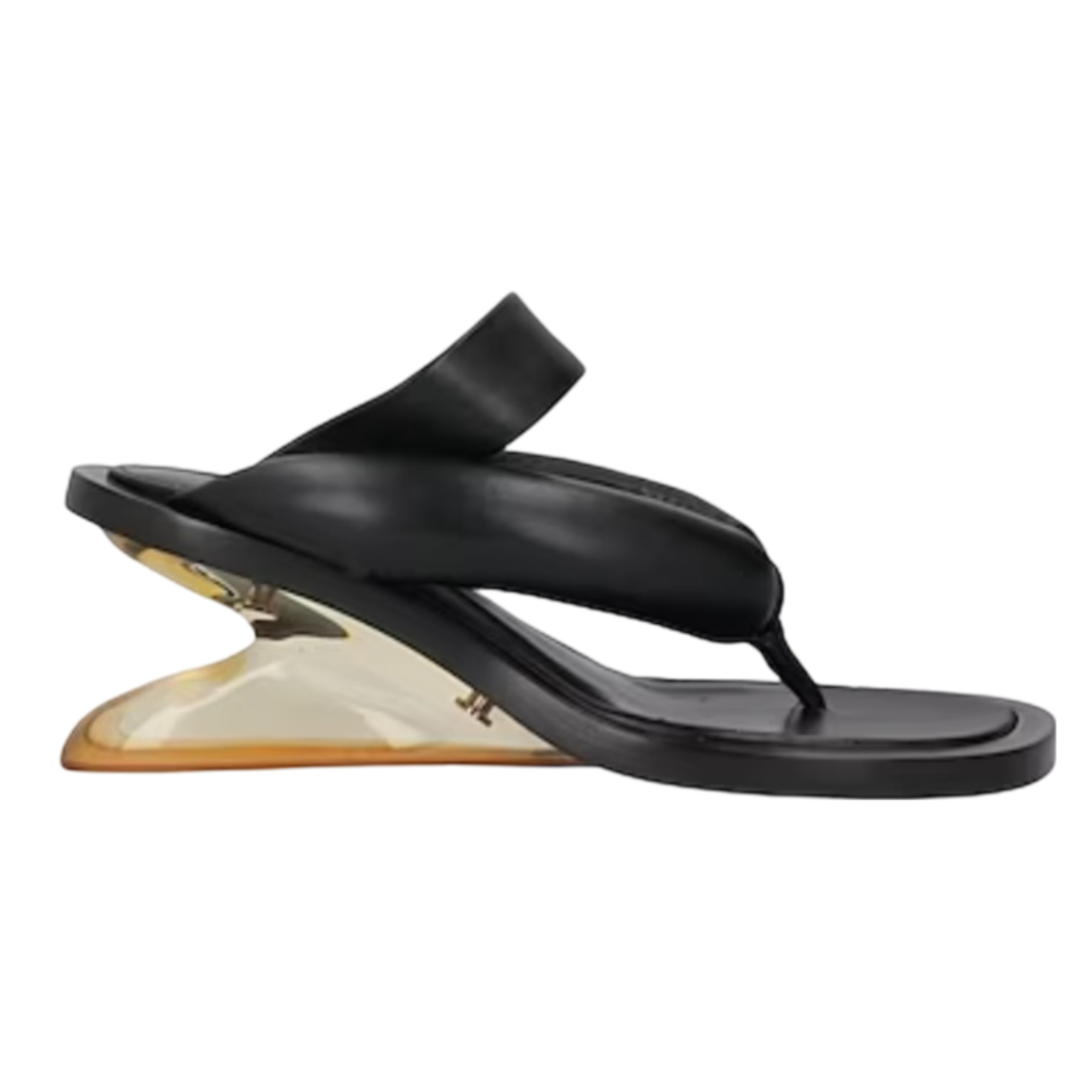 JIL SANDER Flip flops Black