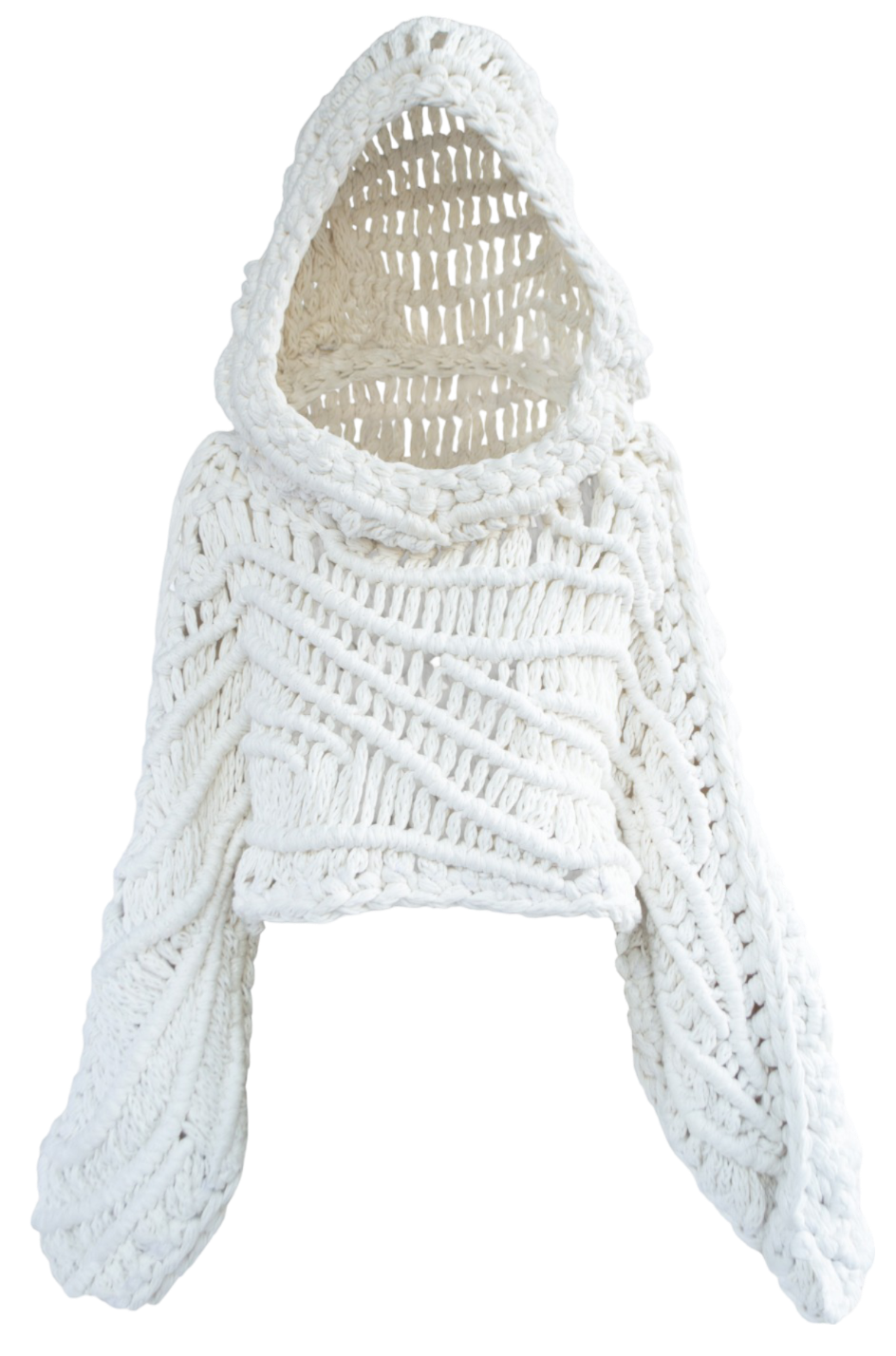 AISLING CAMPS MACRAME HOODIE