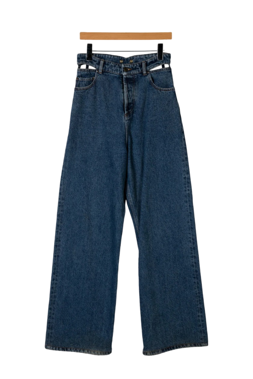 Y/PROJECT High-Rise Wide Leg Jeans