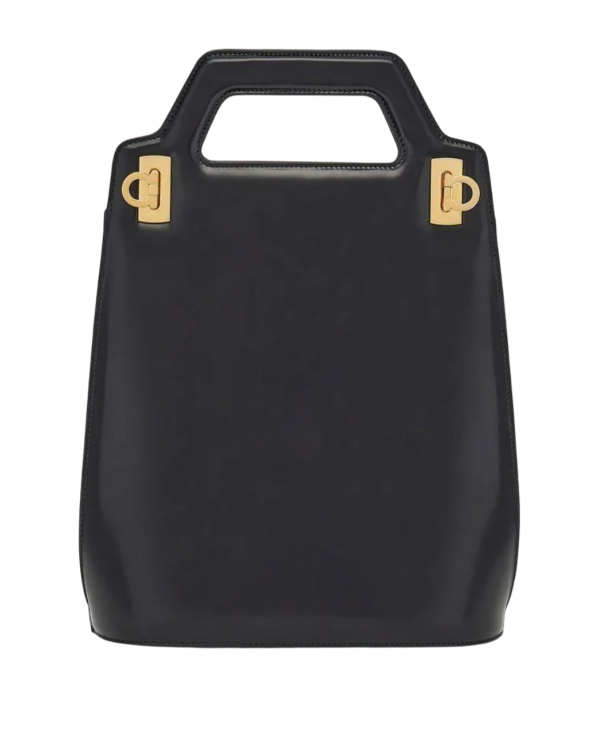 Ferragamo Wanda calf leather tote bag