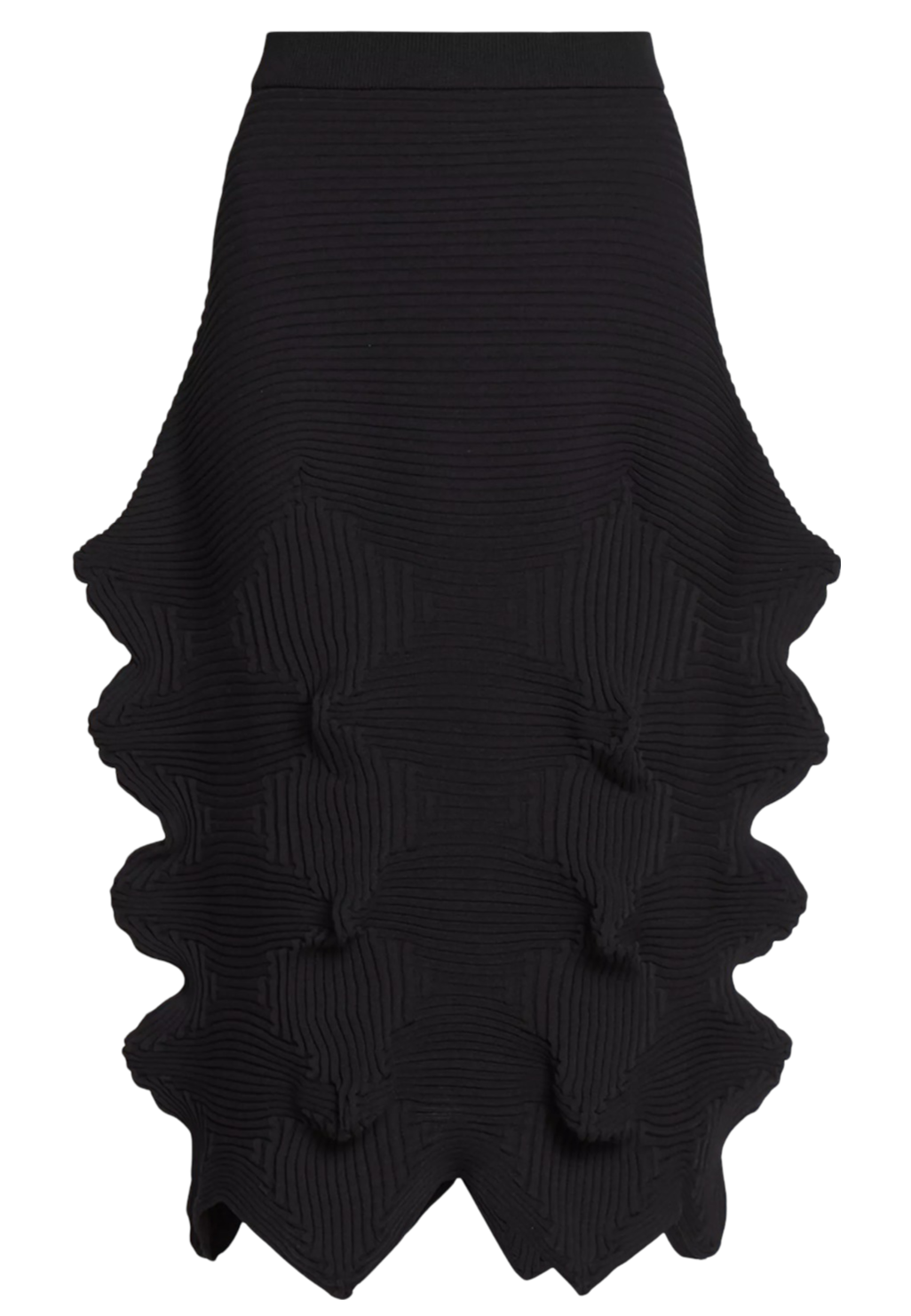 Issey Miyake  Linkage Midi-Skirt