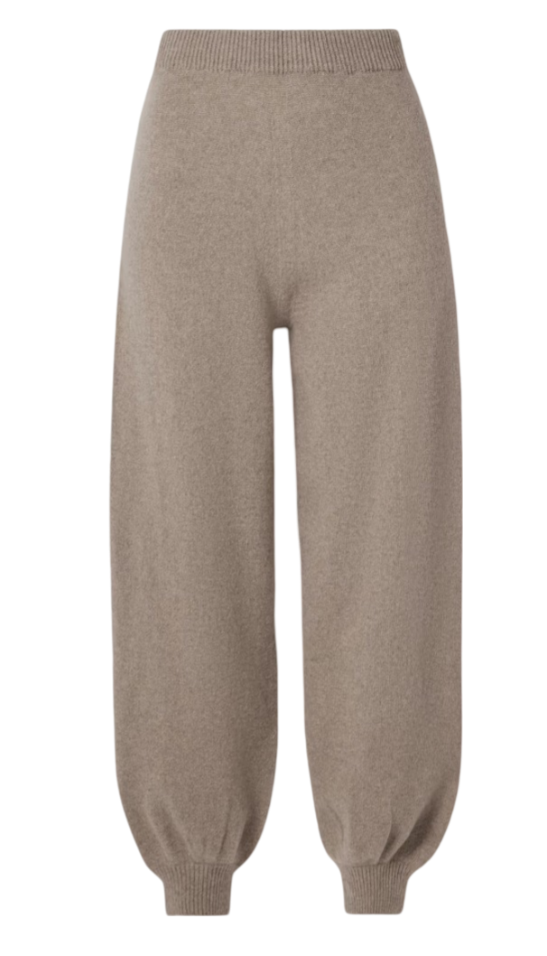 BASERANGE Recycled-cashmere and wool-blend track pants