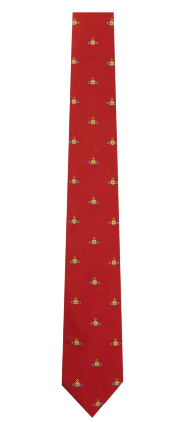 VIVIENNE WESTWOOD Red Multi Orb Tie